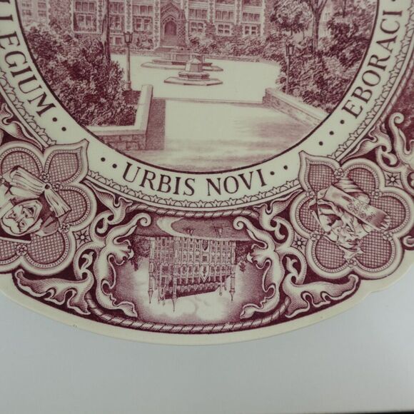 Wedgewood Mulberry Plate College Of The City Of New York The Gymnasium - Picture 4 of 9